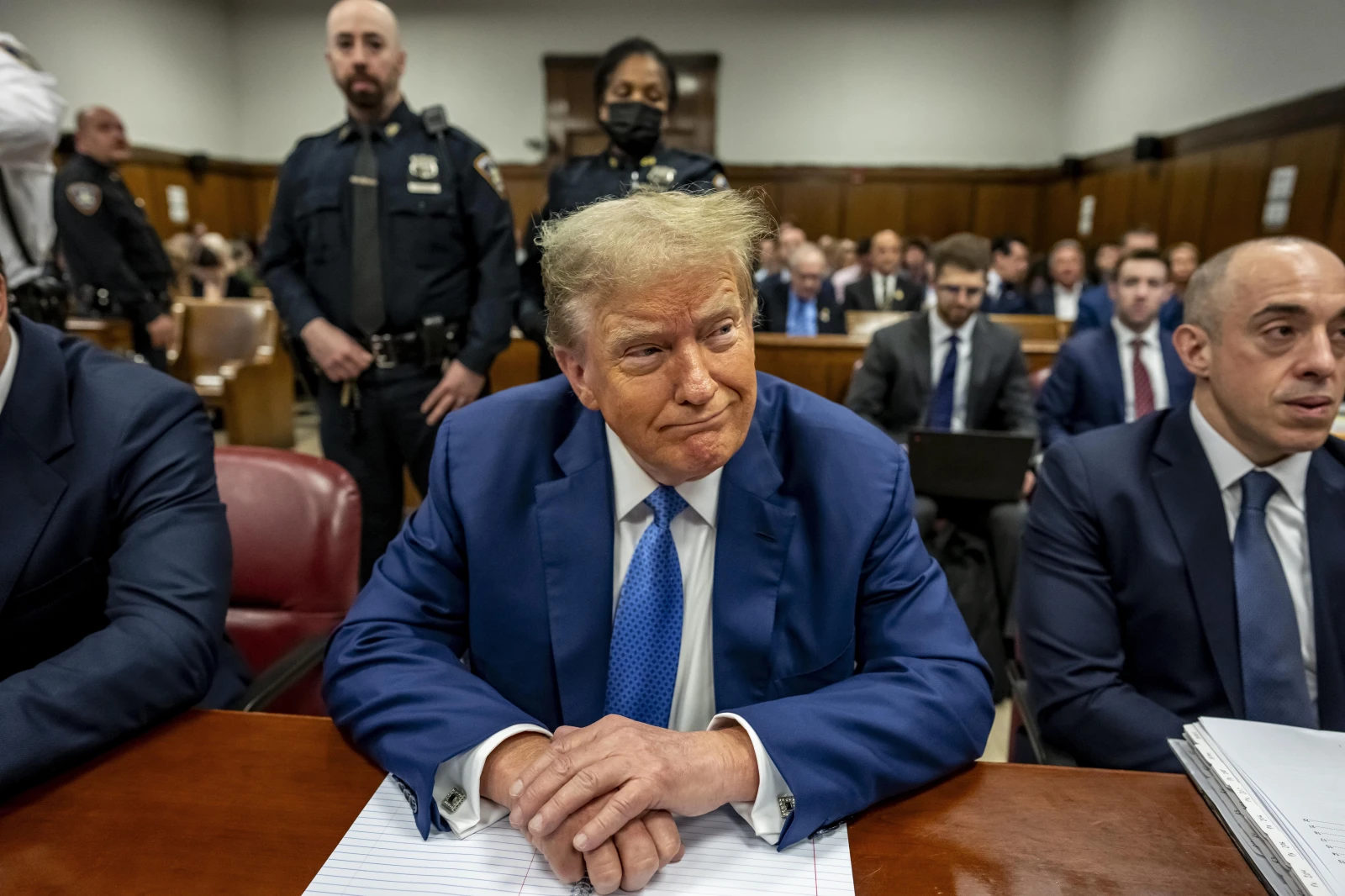 Trump at the Manhattan Criminal Court